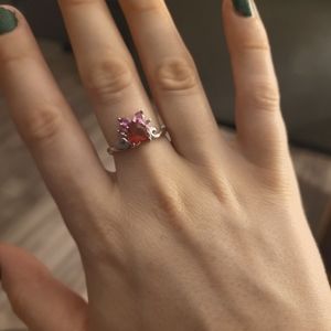 Paw print Gemstone Ring